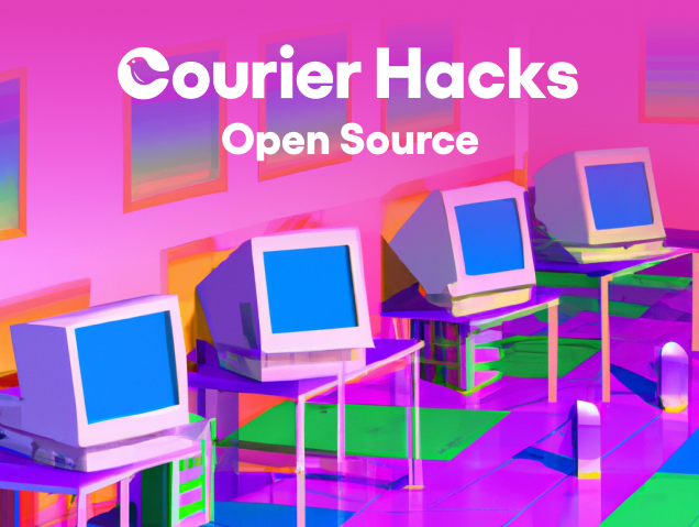 Cover image of Courier Hacks: Open Source