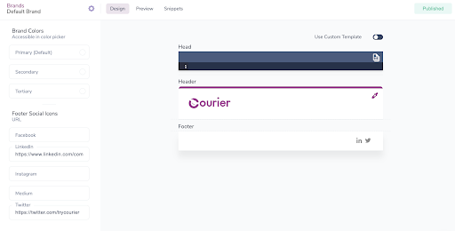 Courier Brand for Ruby App