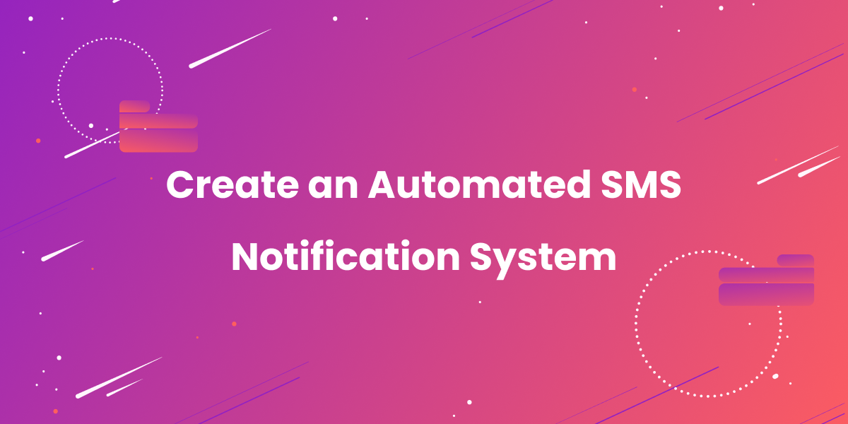 sms notification system header