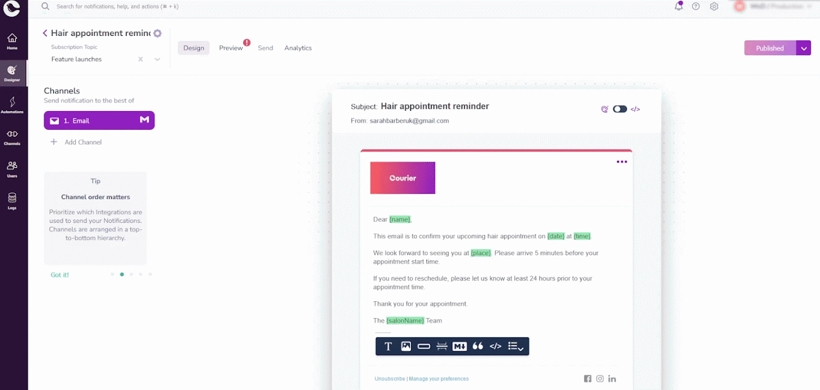 Sending Scheduled and Recurring Email Notifications with PHP