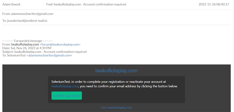 Time Sensitive Email Notification