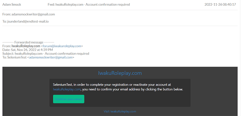 Time Sensitive Email Notification