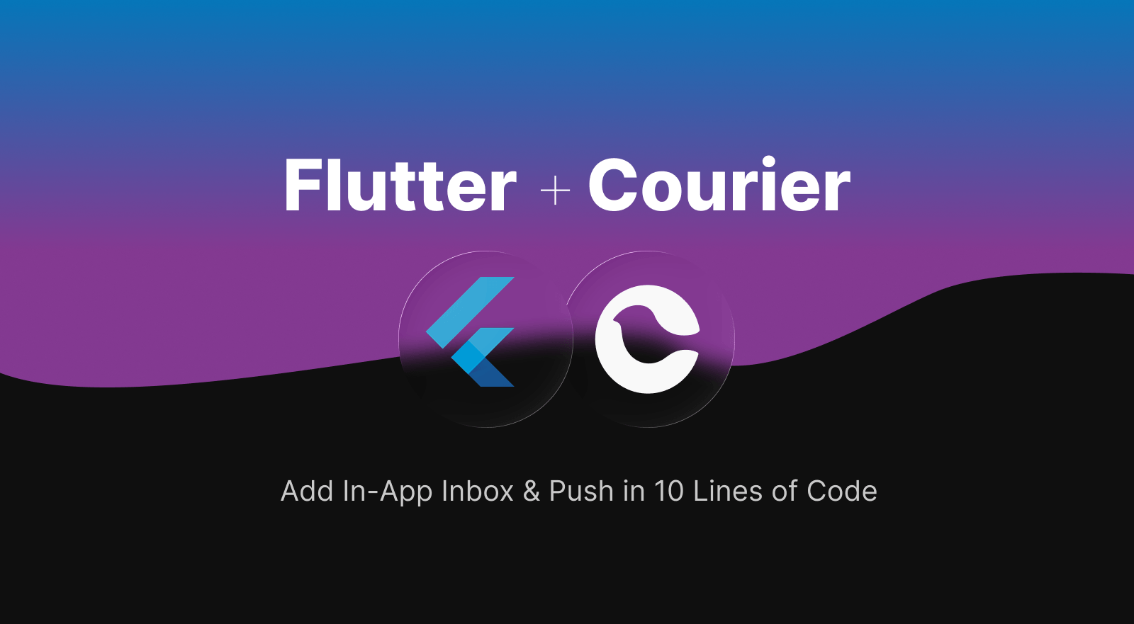 flutter plus courier