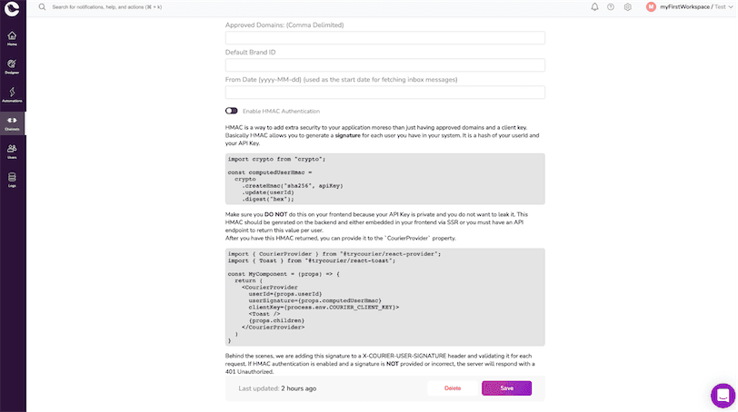 React In-App Notifications