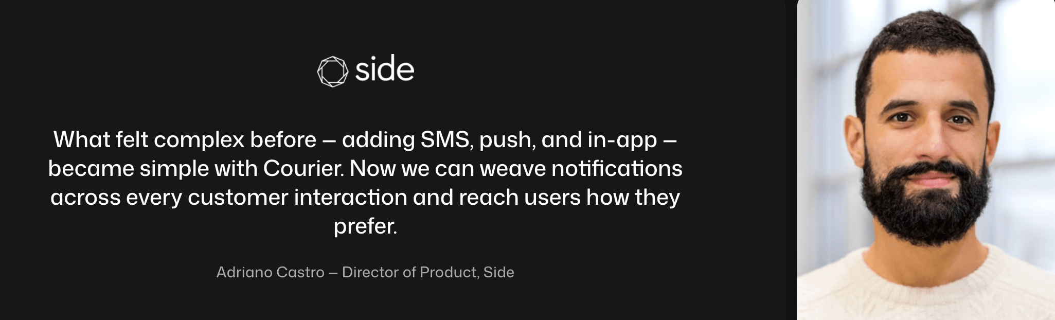 Quote from Side company