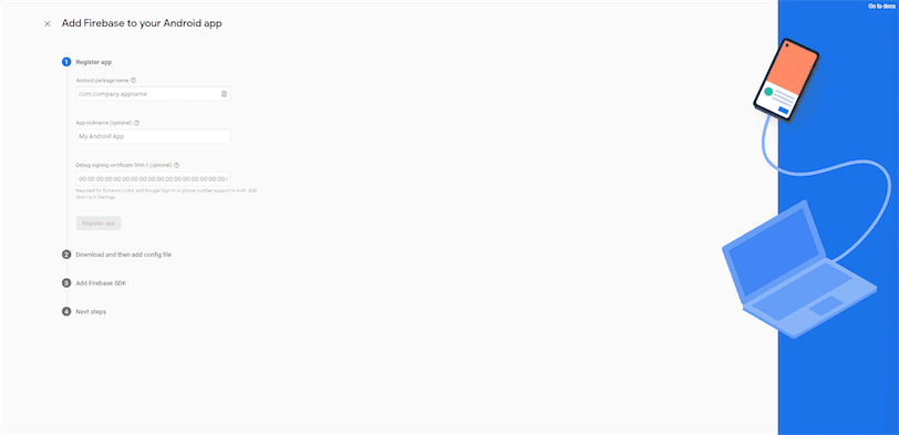Add Firebase to Ionic Framework App
