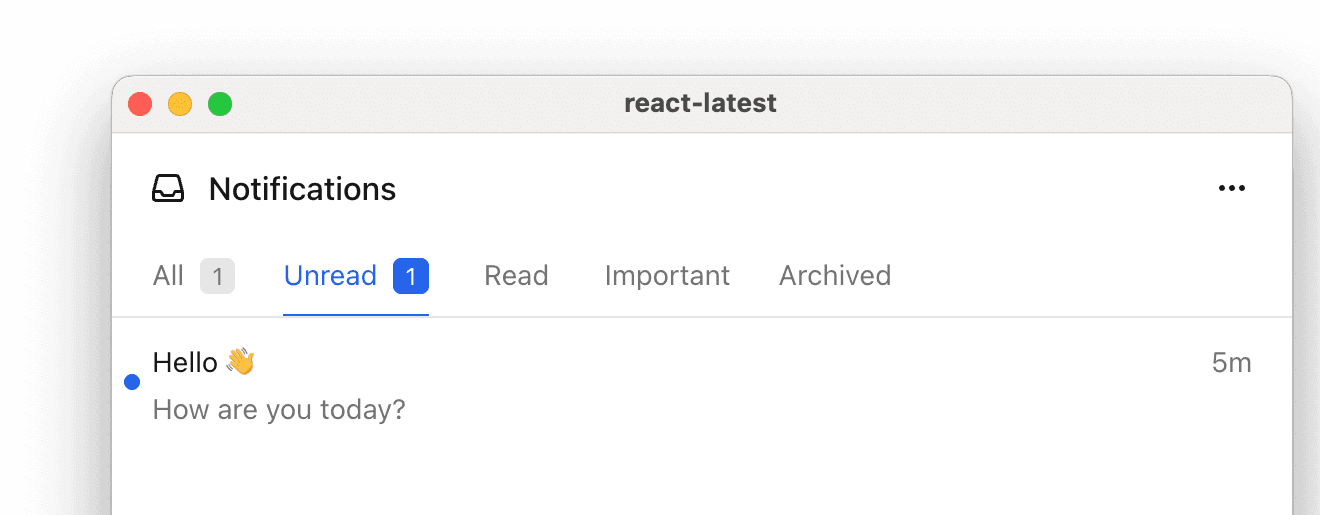 Tabs for Courier Inbox