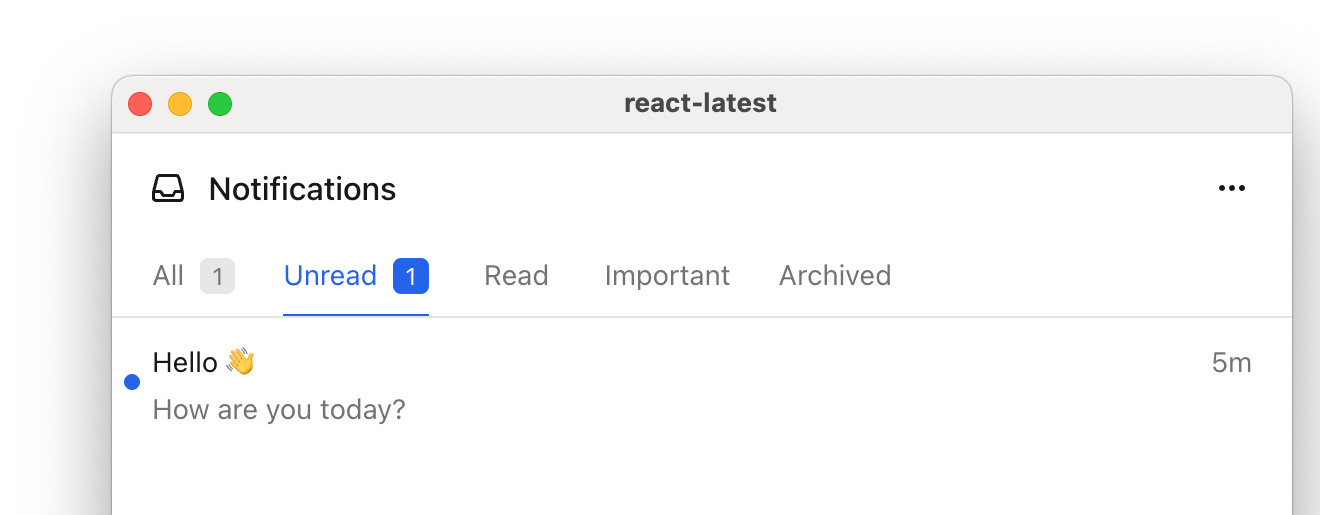Tabs for Courier Inbox