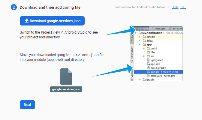 Download Firebase SDK for Ionic Framework