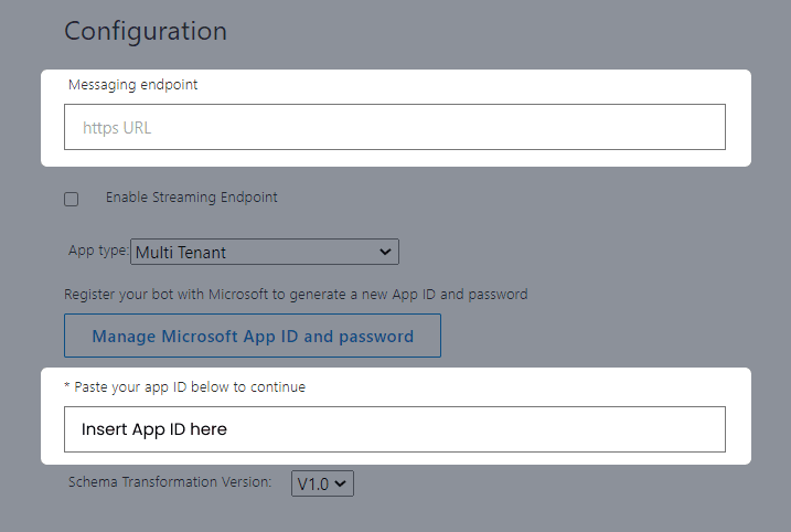 MS Teams App Configuration