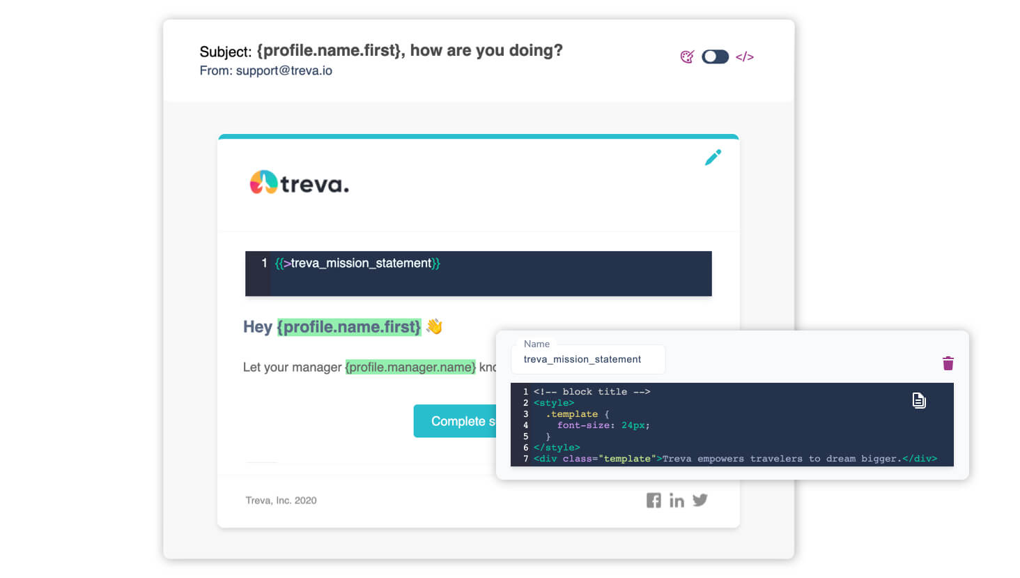 Create a Snippet for a Brand in Courier