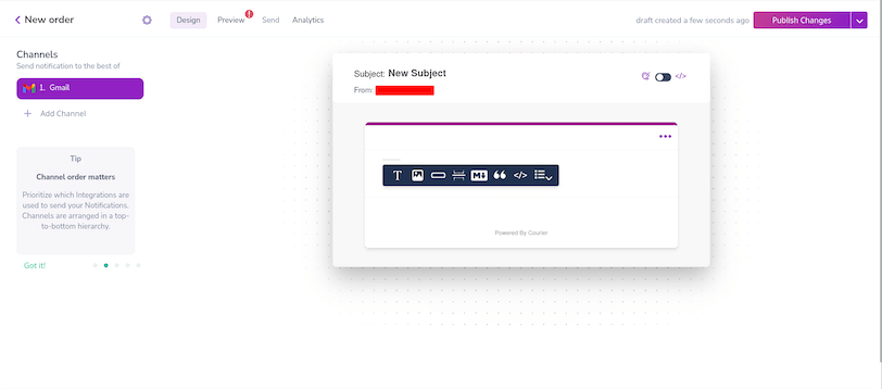 Magento Gmail Notification