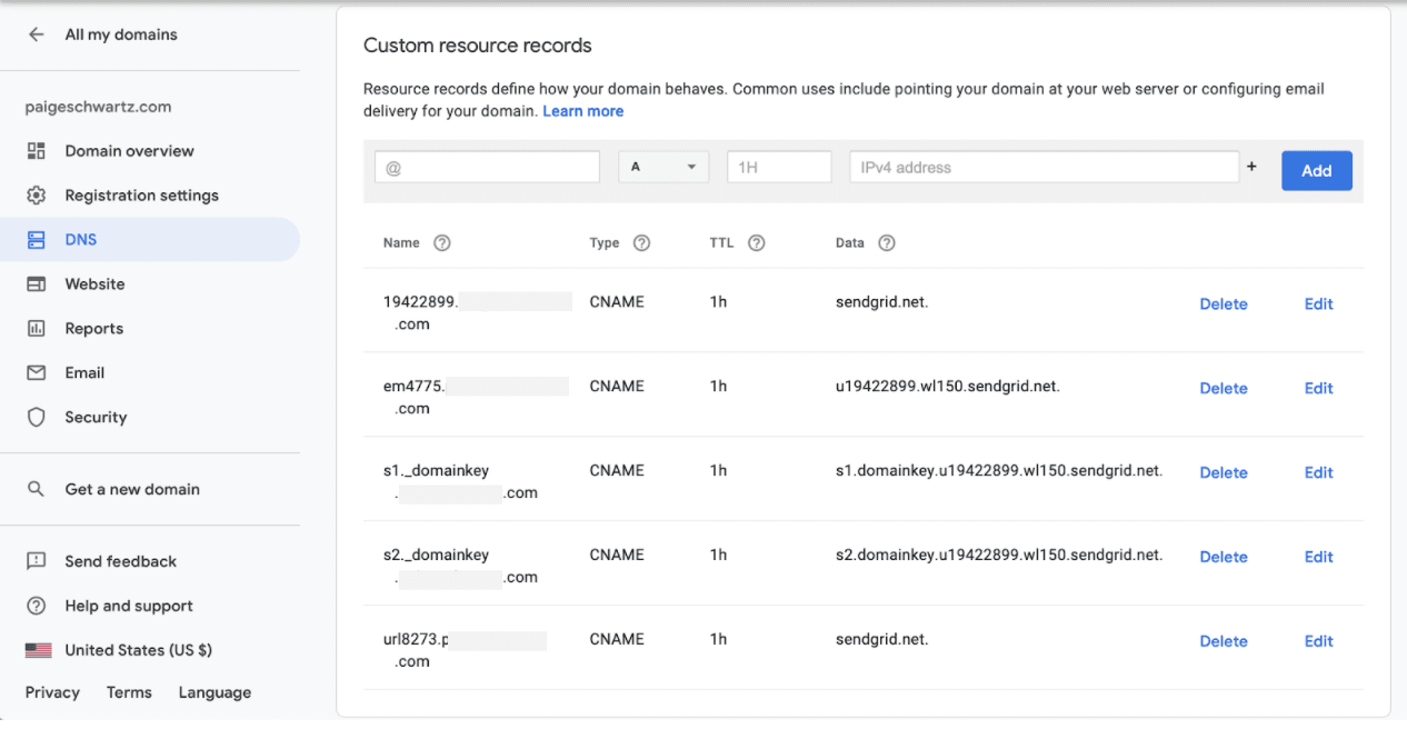 Add record to domain ruby app