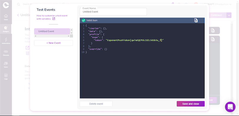 Test Android Notification