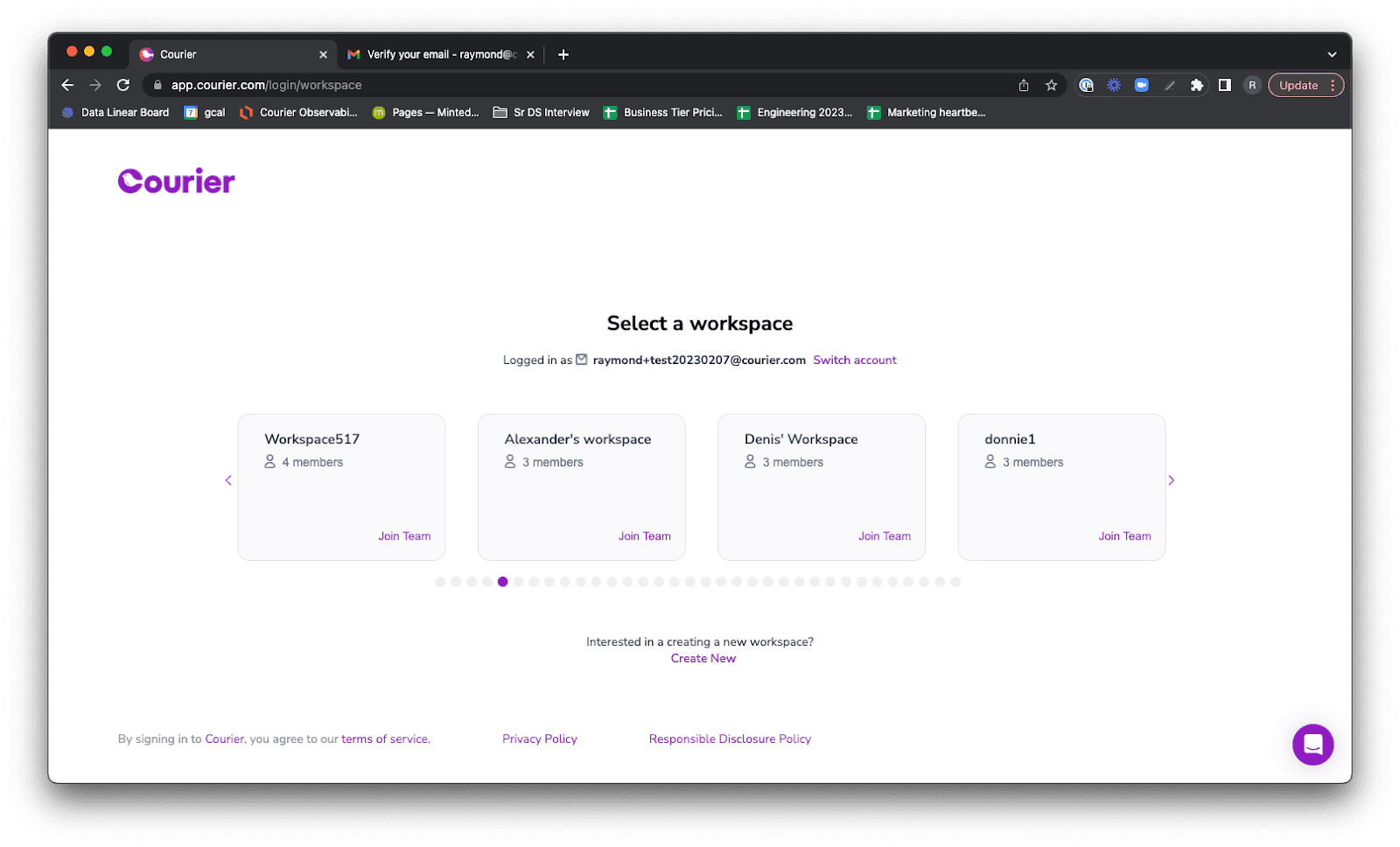 data-courier-workspace