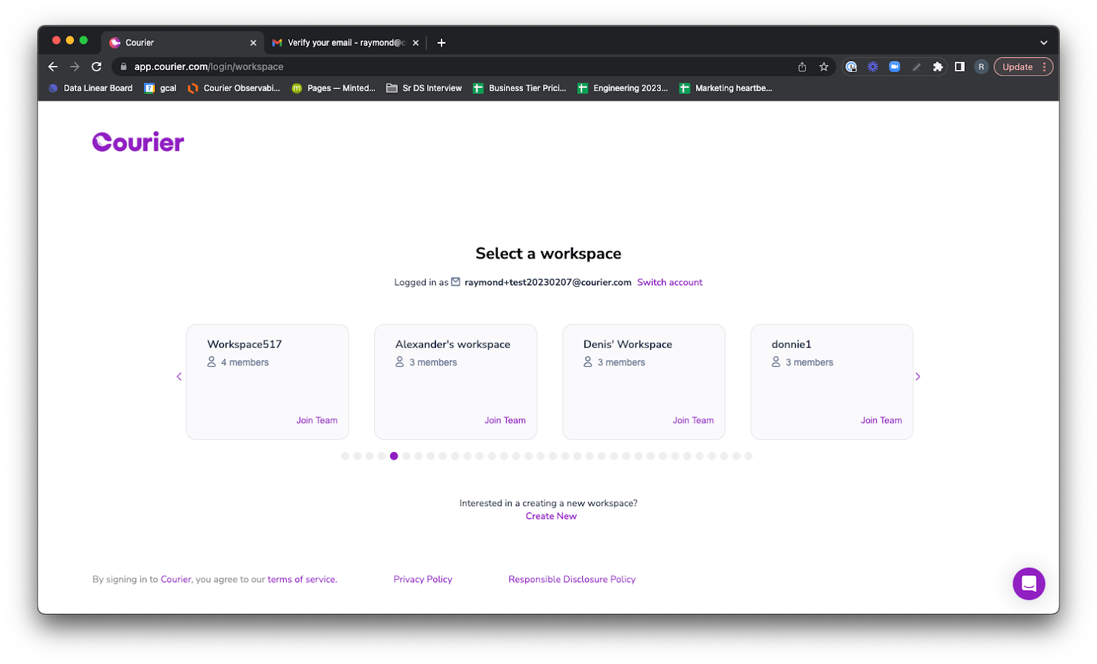 data-courier-workspace