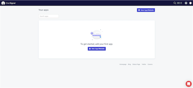OneSignal Push Notification Dashboard for Vue
