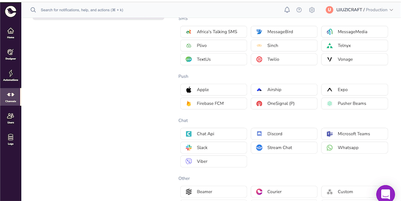 Courier Android Notifications