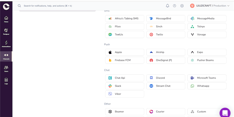 Courier Android Notifications