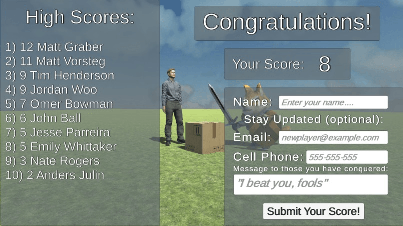 Taunting in the Leaderboard