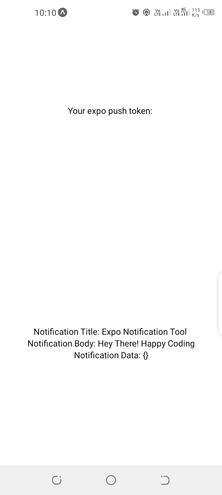 Android Expo Notification Preview