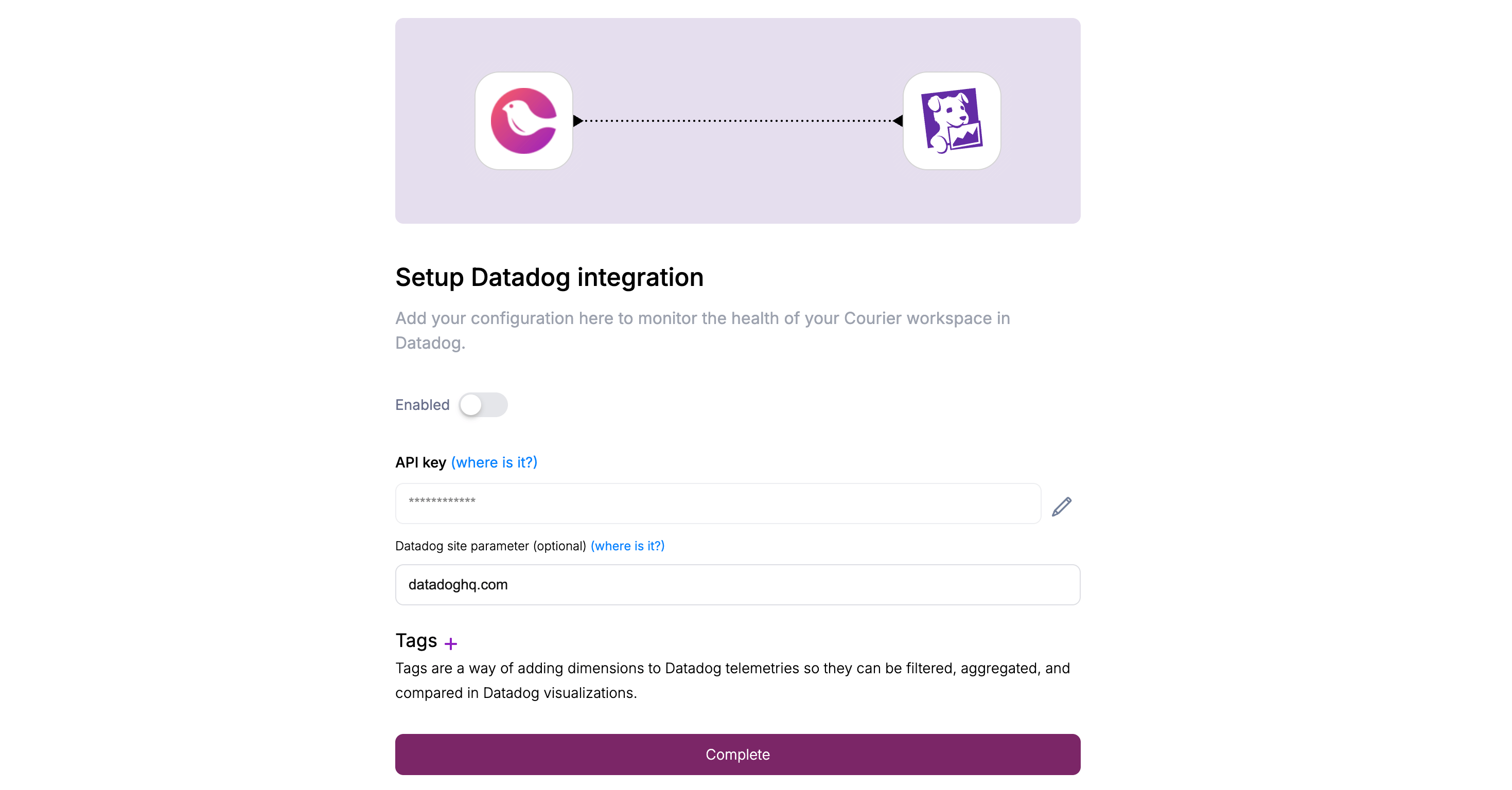 datadog integration