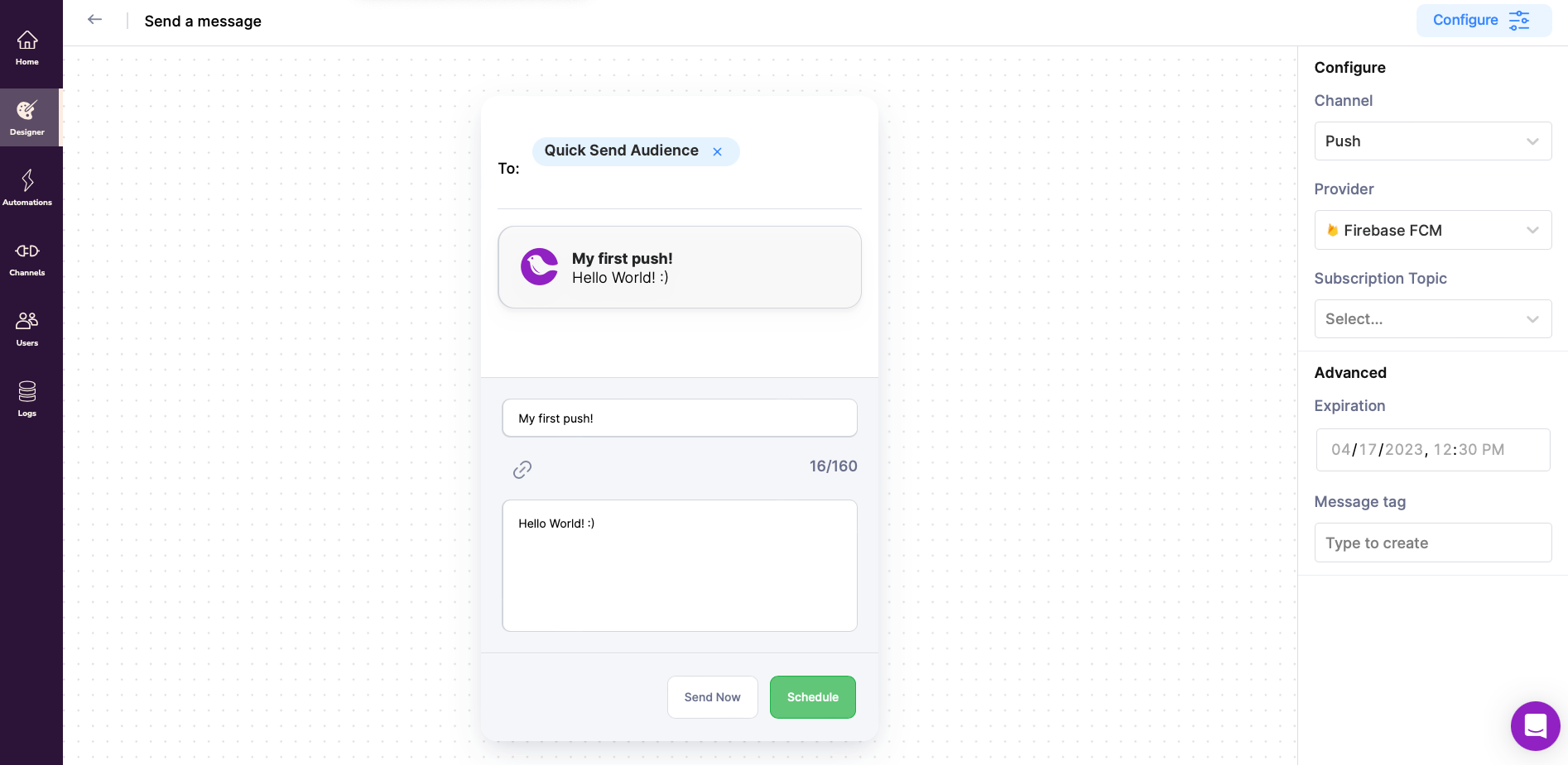 one-time-send-push-notification