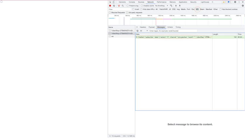 Debug React Push Notifications in Browser Network Tab
