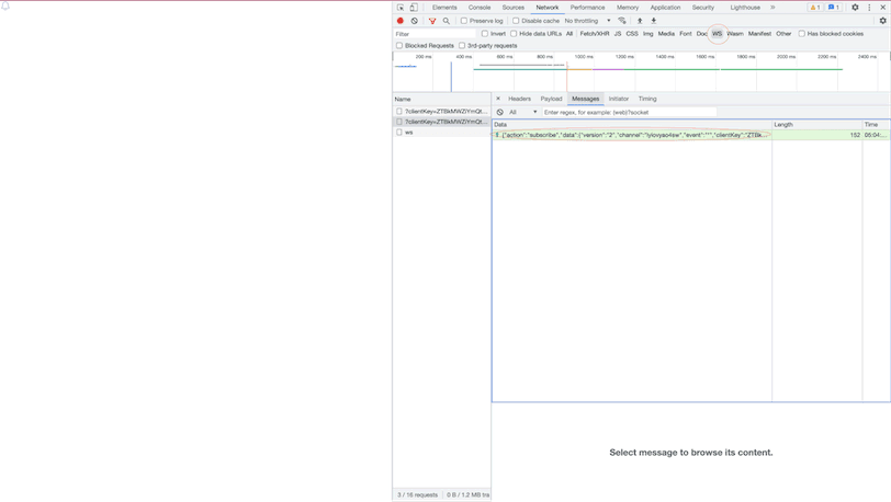 Debug React Push Notifications in Browser Network Tab