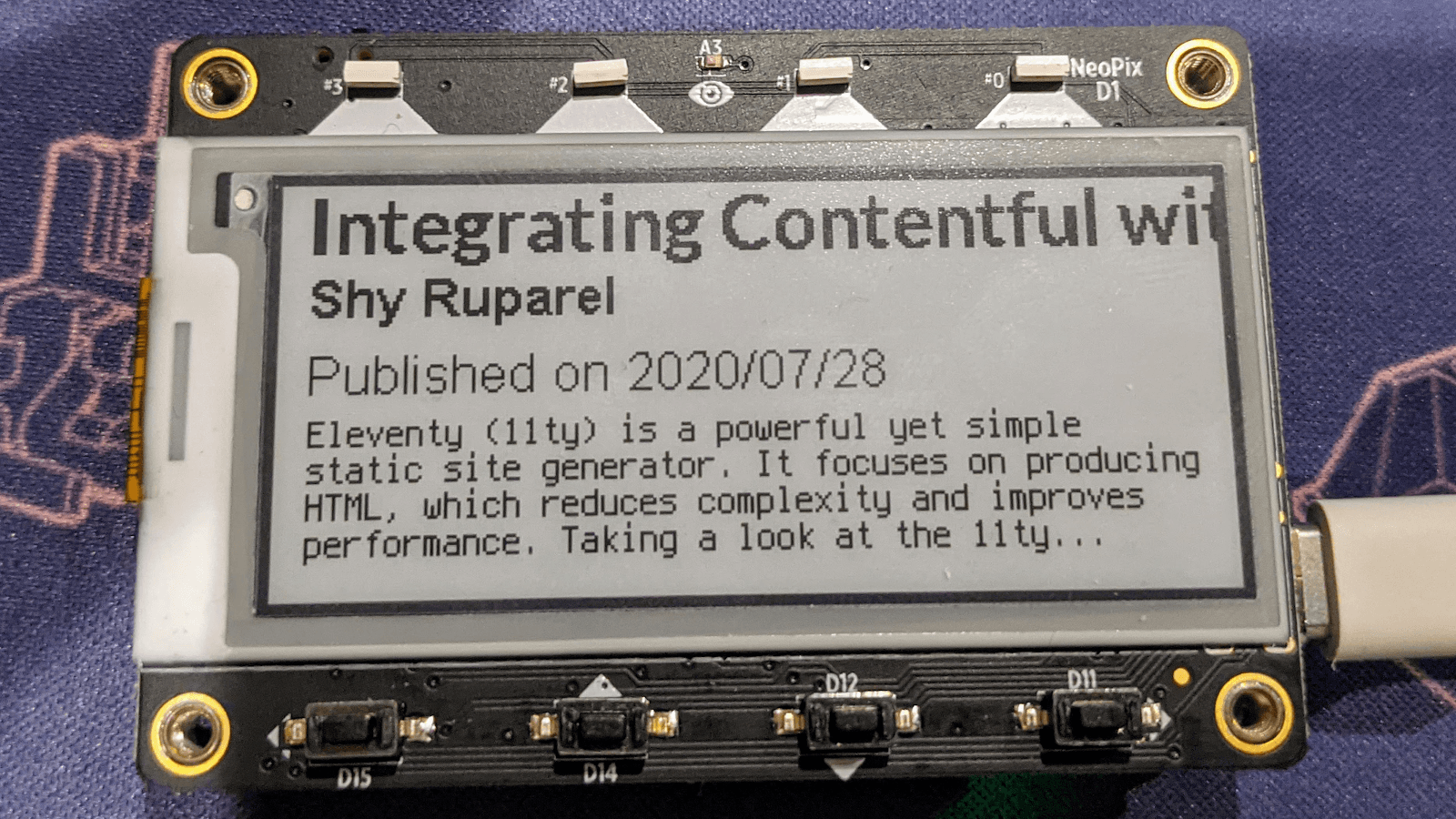 Adafruit MagTag