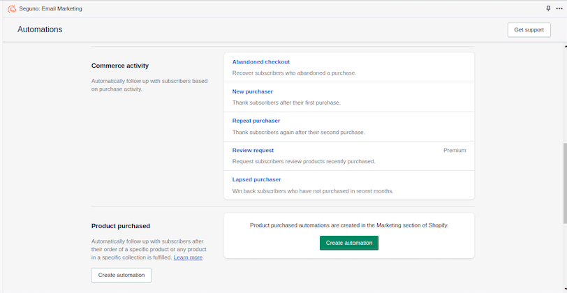 Seguno Abandoned Checkout Email