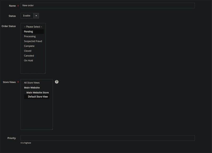 Magento Email Notification Webhook Setup