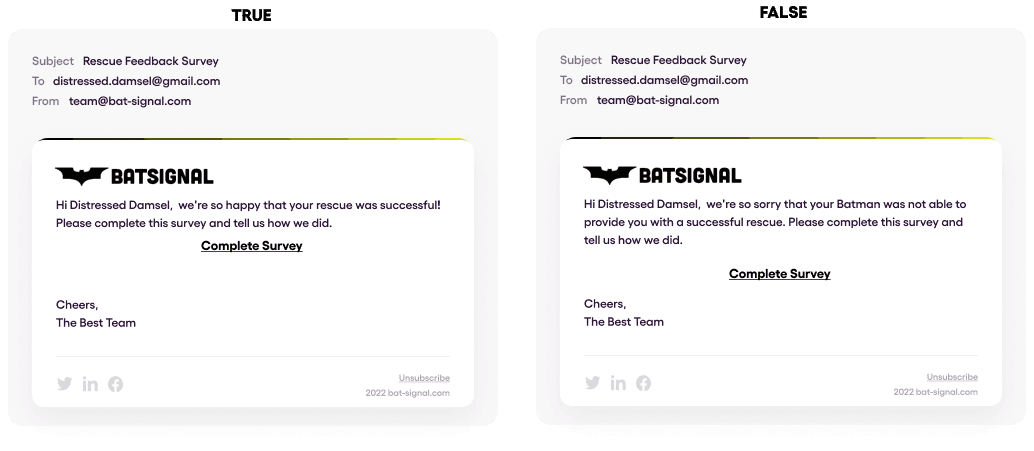 An Email Notification With Conditional Content From Courier Elemental