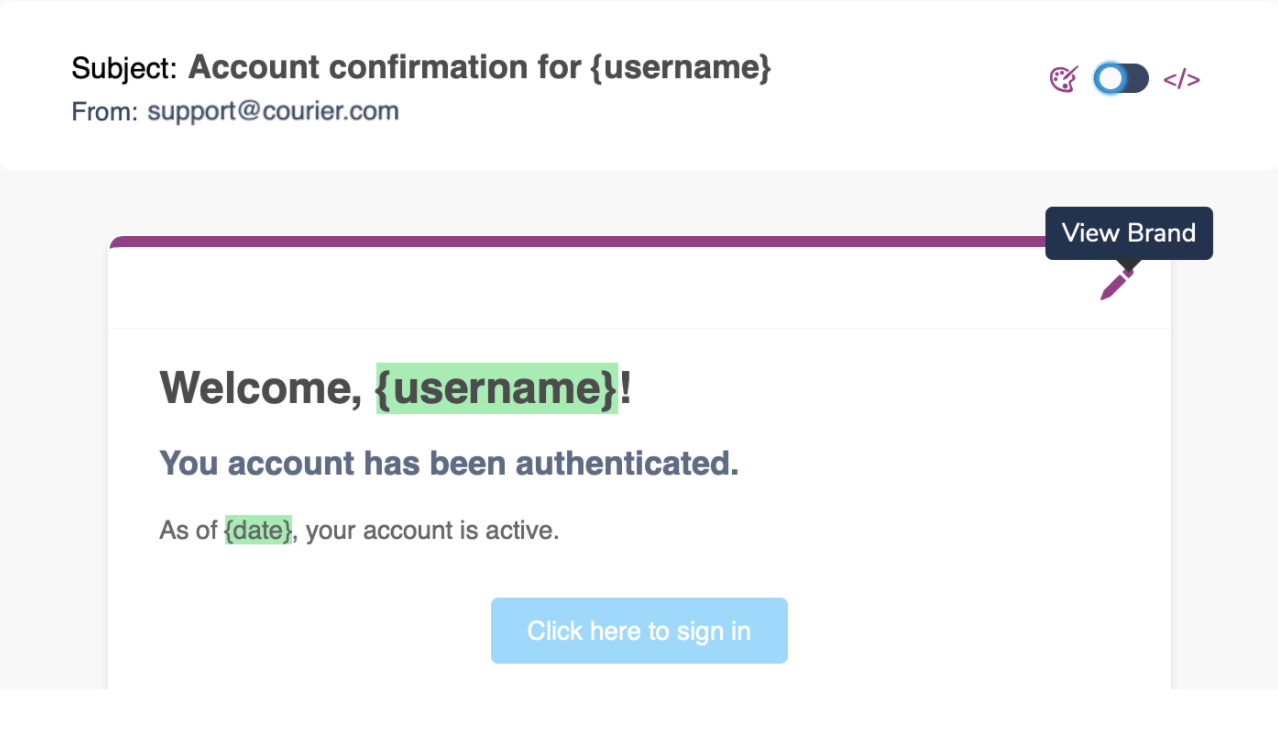 Brand Edit Courier Ruby App