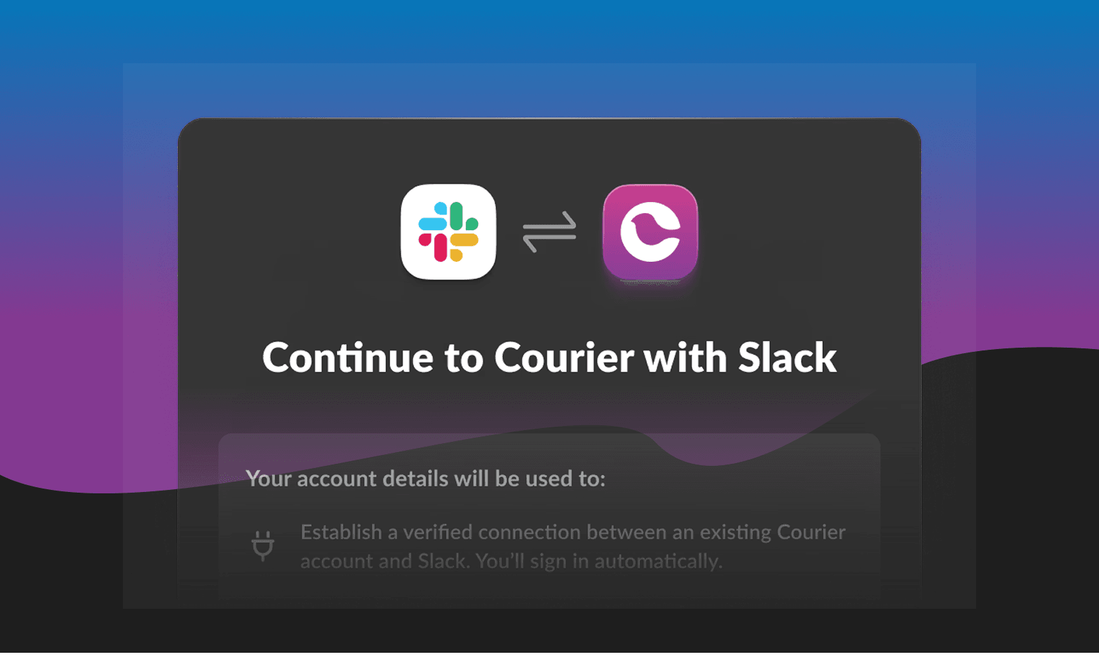 Slack and Courier Integration