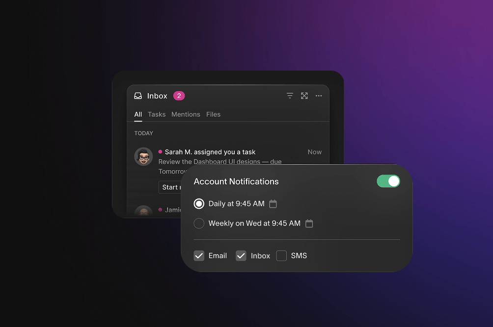 Notification Preferences