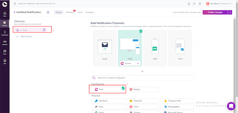 Add Notification Channel