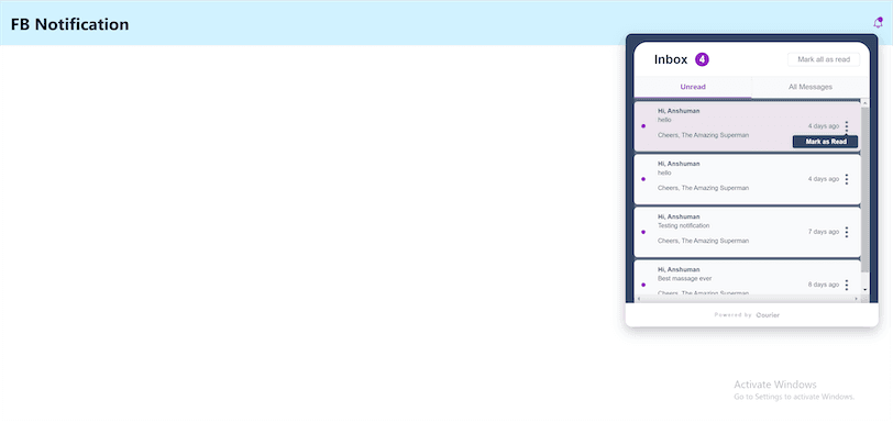 Mark Notification As Read