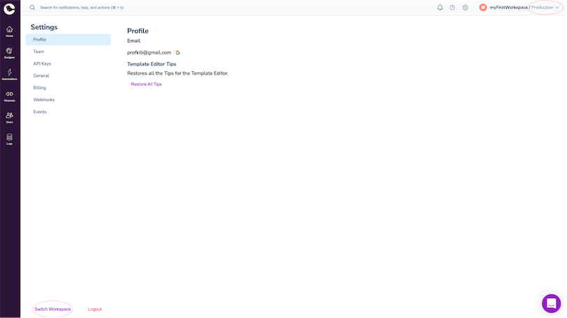 Courier React Push Notifications Environment Setup