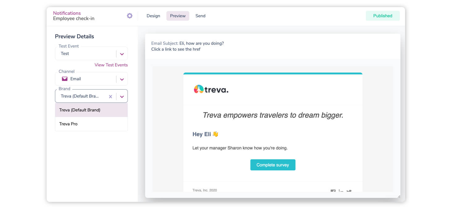 Preview your Brand in Courier