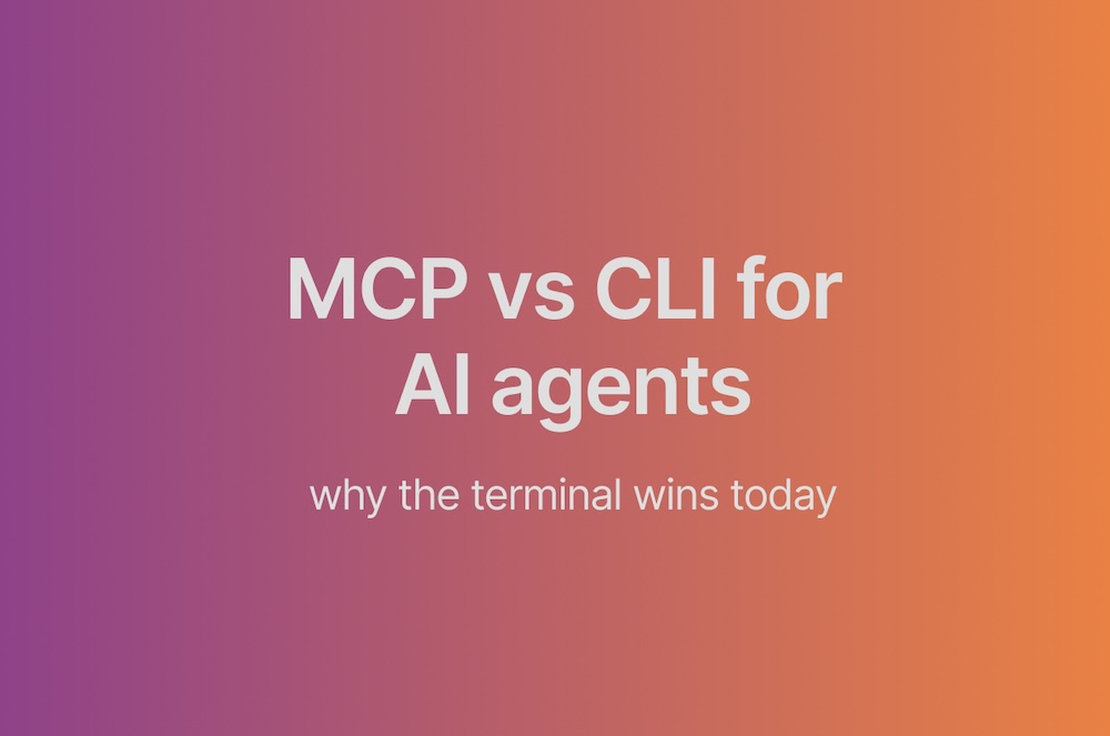 mcp vs cli for ai agents