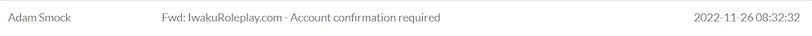 Email Notification Alert