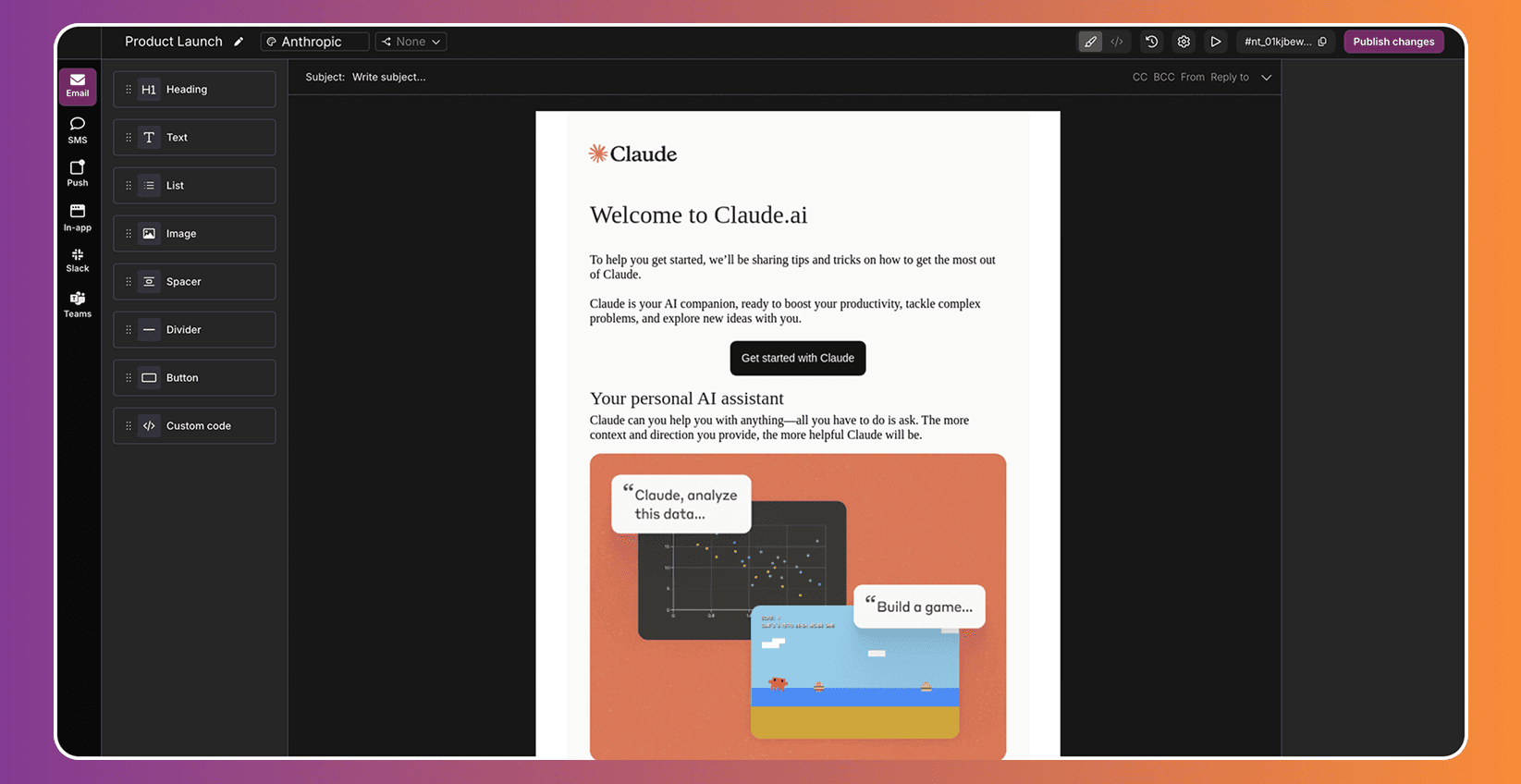 template design and management
