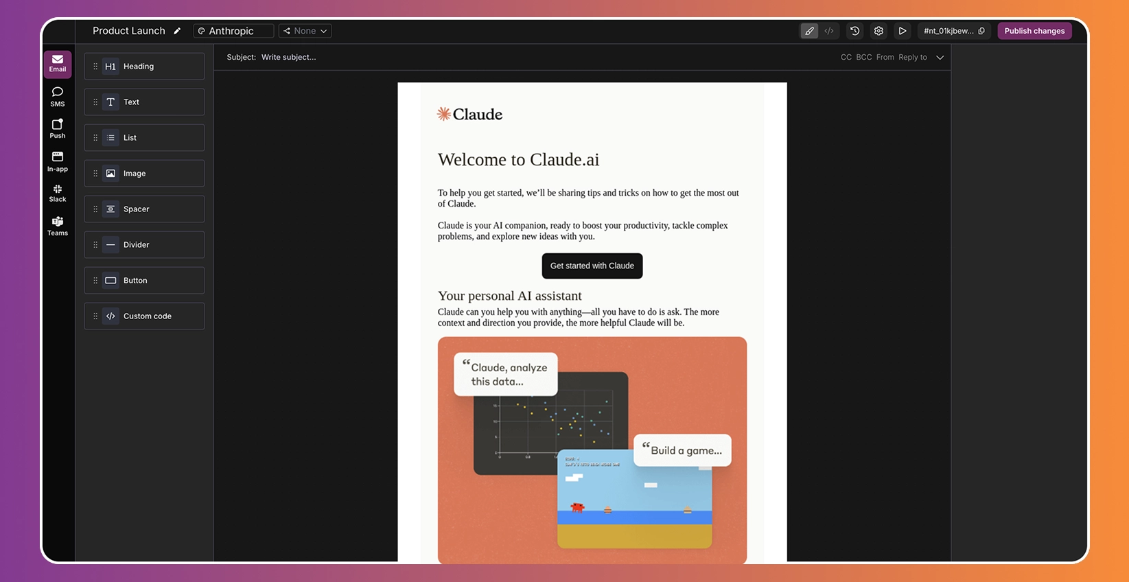 template design and management