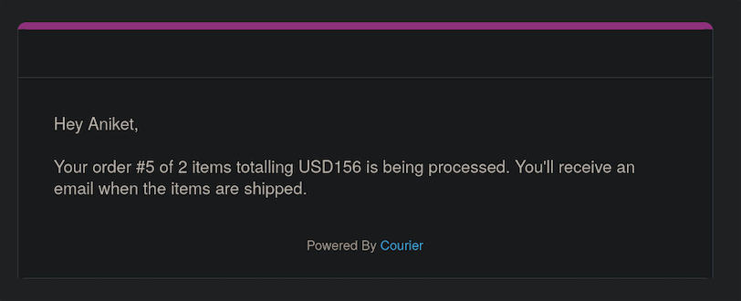 Magento Email Notification Test