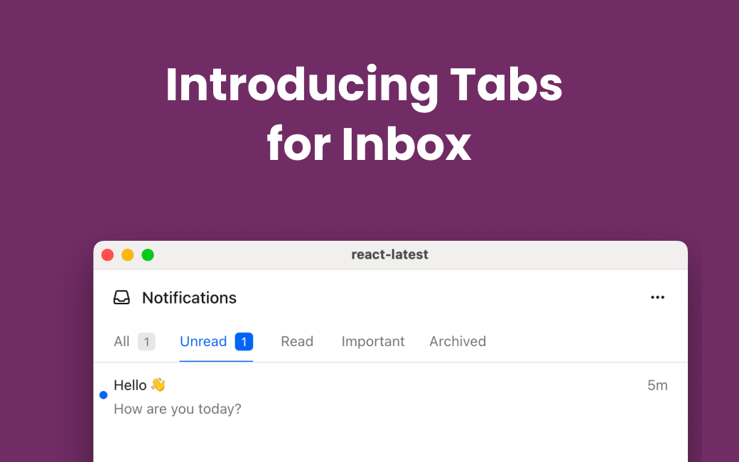 Tabs for inbox