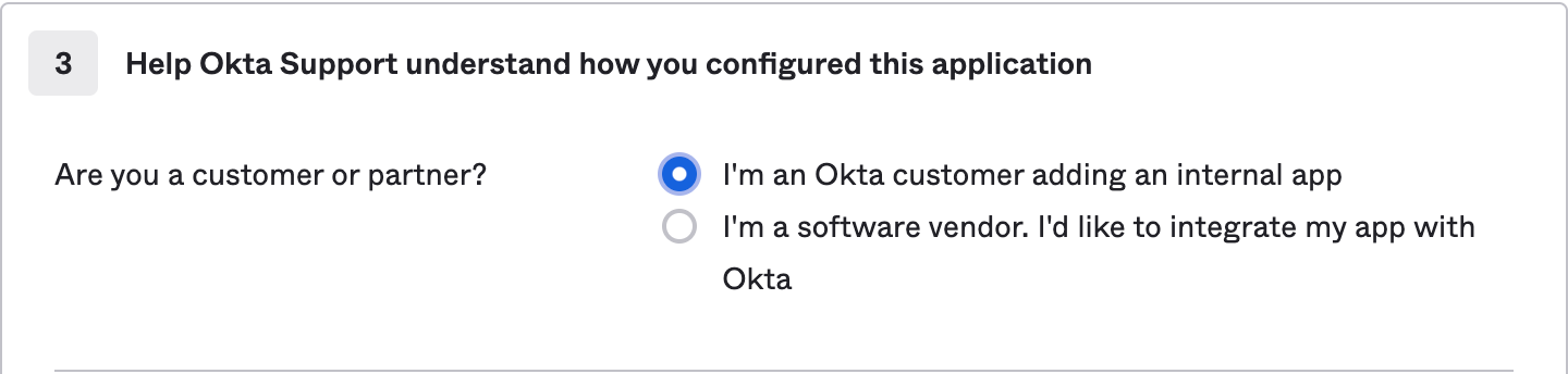 Okta feedback form